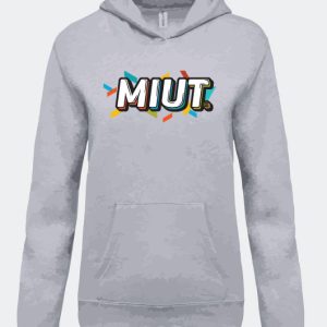 Grey cotton Hoodie